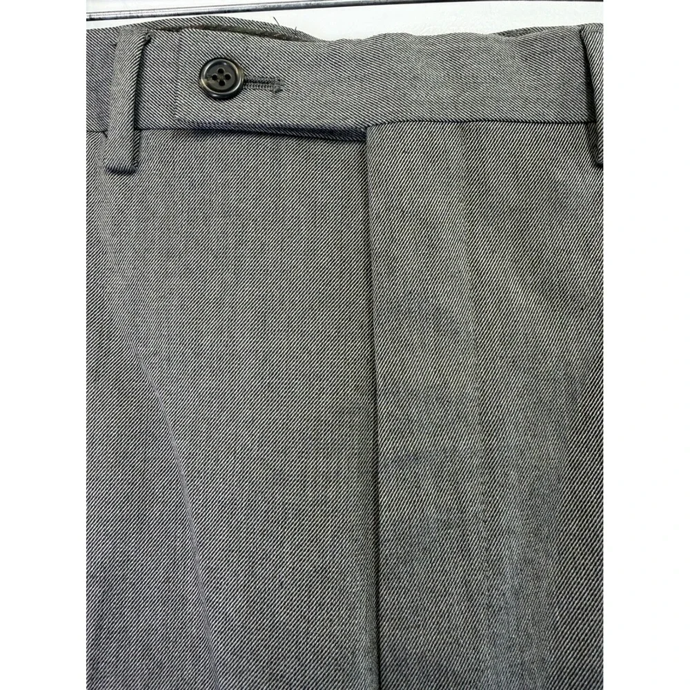 Lauren Ralph Lauren‎ Mens Grey Flat Front Dress Pants 36W x 32L (C42) NWTs